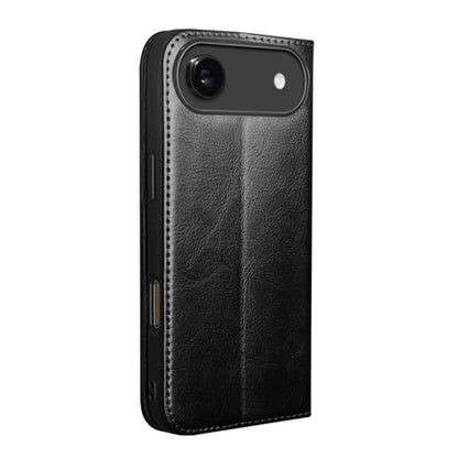 For iPhone 17 Air QIALINO Classic Genuine Leather Phone Case(Black) by QIALINO