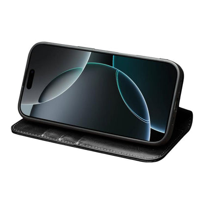 For iPhone 17 Air QIALINO Classic Genuine Leather Phone Case(Black) by QIALINO