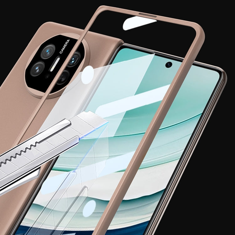 For Huawei Mate X5 GKK Integrated Ultra-thin Full Coverage Phone Flip Case(Silver) by GKK