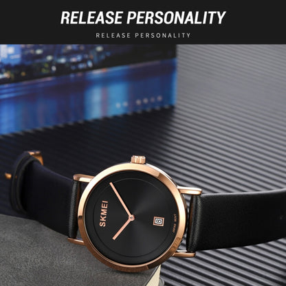 SKMEI 1907 Multifunctional Men 30M Waterproof Fashion Quartz Digital Wrist Watch(Rose Gold) by SKMEI