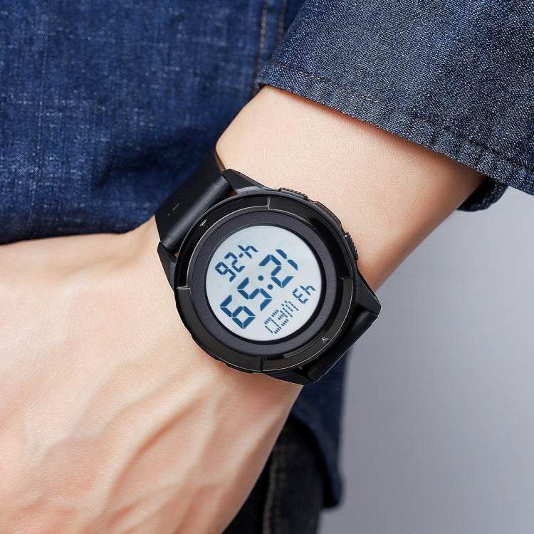 SKMEI 2047 Multifunctional Men 50M Waterproof Sports Digital Wrist Watch(Black) by SKMEI