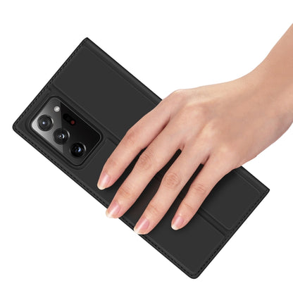For Samsung Galaxy Note 20 Ultra DUX DUCIS Skin Pro Series Horizontal Flip PU + TPU Leather Case, with Holder & Card Slots(Black) by DUX DUCIS