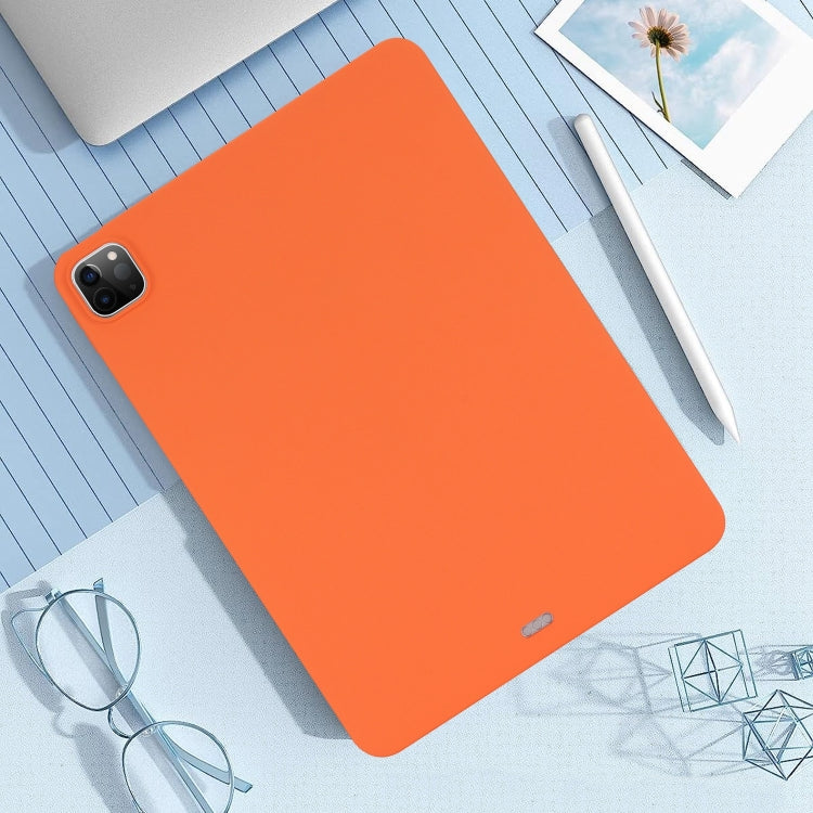 For iPad 2025 / 2022 Oil Spray Skin-friendly TPU Tablet Case(Orange) by bashfashion