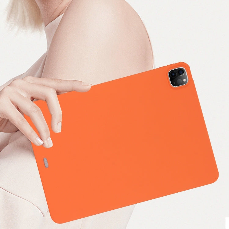 For iPad 2025 / 2022 Oil Spray Skin-friendly TPU Tablet Case(Orange) by bashfashion