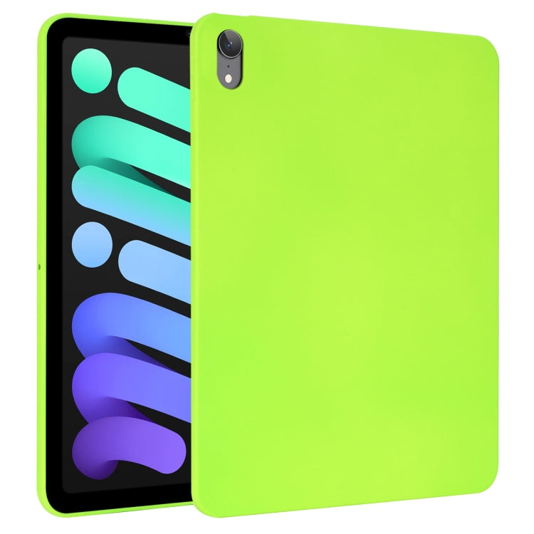 For iPad mini 6 / mini 2024 Oil Spray Skin-friendly TPU Tablet Case(Fluorescent Green) by bashfashion
