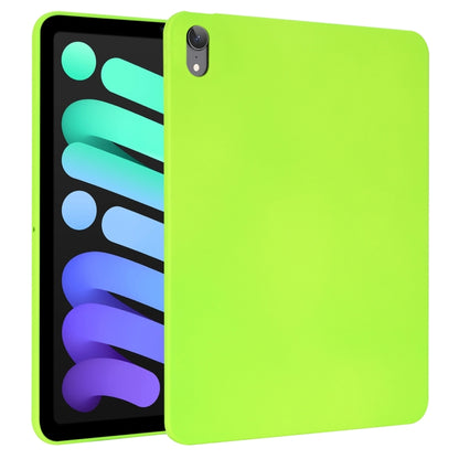 For iPad mini 6 / mini 2024 Oil Spray Skin-friendly TPU Tablet Case(Fluorescent Green) by bashfashion