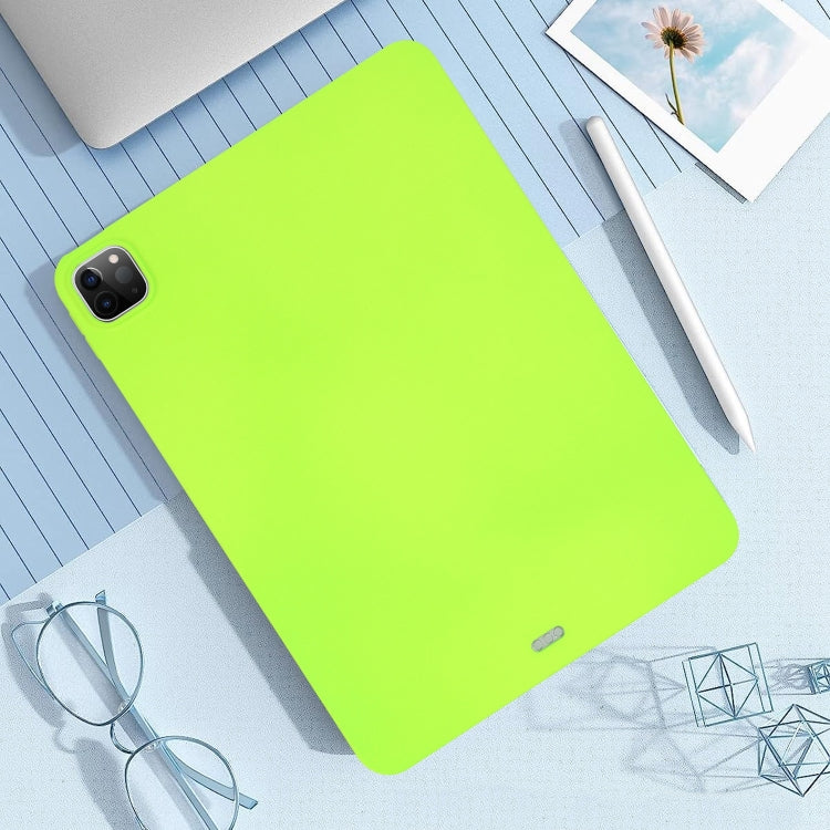 For iPad mini 6 / mini 2024 Oil Spray Skin-friendly TPU Tablet Case(Fluorescent Green) by bashfashion