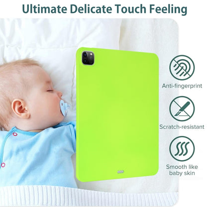 For iPad mini 6 / mini 2024 Oil Spray Skin-friendly TPU Tablet Case(Fluorescent Green) by bashfashion