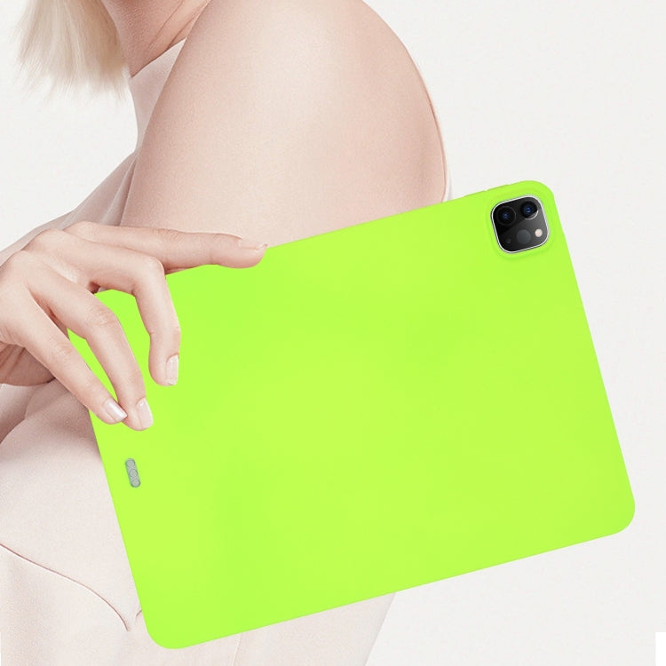 For iPad mini 6 / mini 2024 Oil Spray Skin-friendly TPU Tablet Case(Fluorescent Green) by bashfashion