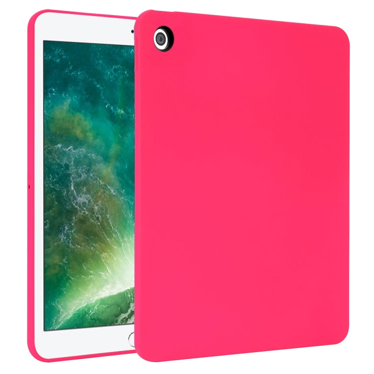 For iPad Air / Air 2 / 9.7 2017 / 2018 Oil Spray Skin-friendly TPU Tablet Case(Rose Red) by bashfashion