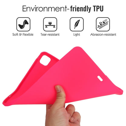 For iPad Air / Air 2 / 9.7 2017 / 2018 Oil Spray Skin-friendly TPU Tablet Case(Rose Red) by bashfashion