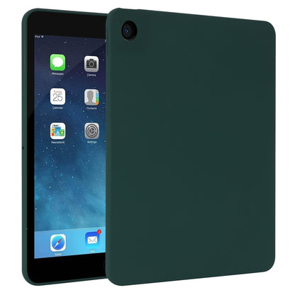 For iPad mini 5 / 4 / 3 / 2 Oil Spray Skin-friendly TPU Tablet Case(Deep Green) by bashfashion