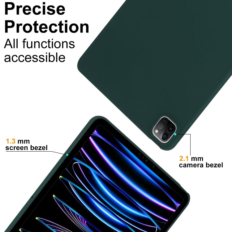 For iPad mini 5 / 4 / 3 / 2 Oil Spray Skin-friendly TPU Tablet Case(Deep Green) by bashfashion