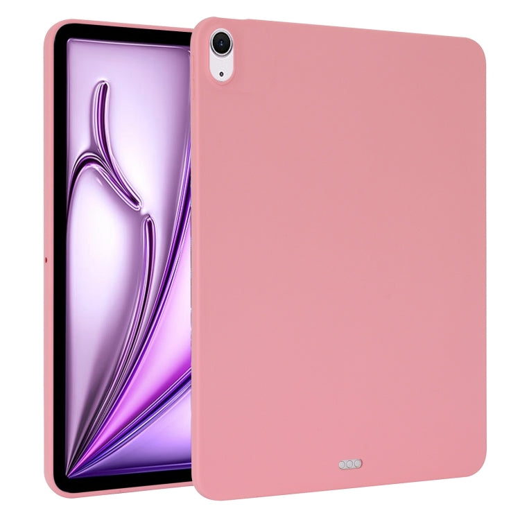 For iPad Air 13 2024 / Air 13 2025 Oil Spray Skin-friendly TPU Tablet Case(Pink) by bashfashion