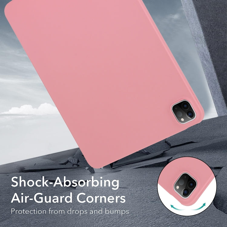 For iPad Air 13 2024 / Air 13 2025 Oil Spray Skin-friendly TPU Tablet Case(Pink) by bashfashion