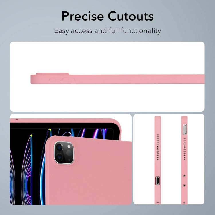 For iPad Air 13 2024 / Air 13 2025 Oil Spray Skin-friendly TPU Tablet Case(Pink) by bashfashion