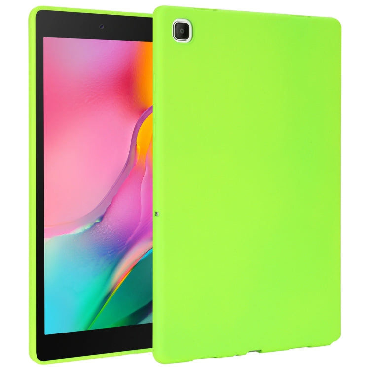 For Samsung Galaxy Tab A 8.0 2019 / T290 Oil Spray Skin-friendly TPU Tablet Case(Fluorescent Green) by bashfashion