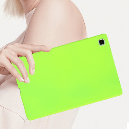 For Samsung Galaxy Tab A 8.0 2019 / T290 Oil Spray Skin-friendly TPU Tablet Case(Fluorescent Green) by bashfashion