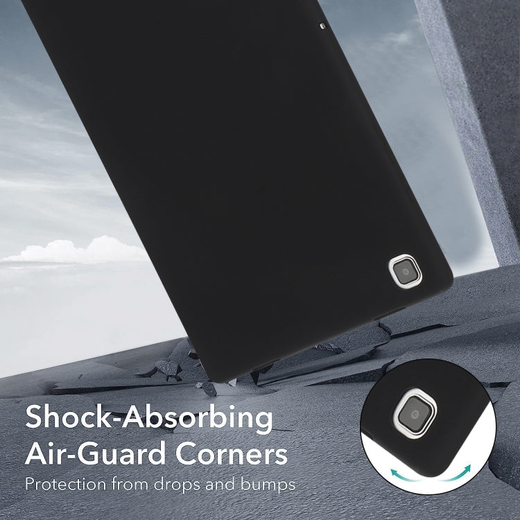 For Samsung Galaxy Tab A7 2020 / T500 Oil Spray Skin-friendly TPU Tablet Case(Black) by bashfashion