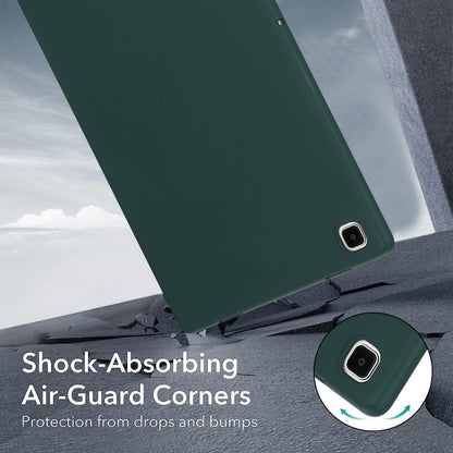 For Samsung Galaxy Tab A7 2020 / T500 Oil Spray Skin-friendly TPU Tablet Case(Deep Green) by bashfashion