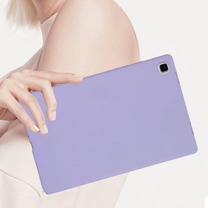 For Samsung Galaxy Tab A7 2020 / T500 Oil Spray Skin-friendly TPU Tablet Case(Purple) by bashfashion