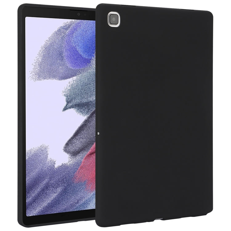 For Samsung Galaxy Tab A7 Lite / T220 Oil Spray Skin-friendly TPU Tablet Case(Black) by bashfashion