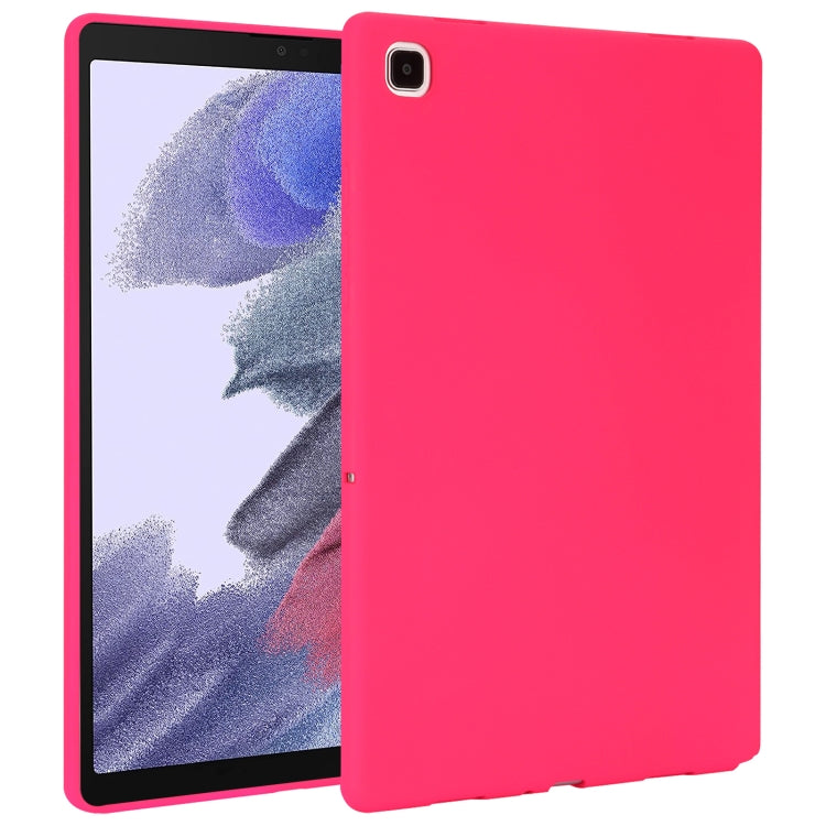 For Samsung Galaxy Tab A7 Lite / T220 Oil Spray Skin-friendly TPU Tablet Case(Rose Red) by bashfashion