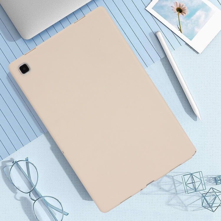 For Samsung Galaxy Tab A7 Lite / T220 Oil Spray Skin-friendly TPU Tablet Case(Milk White) by bashfashion
