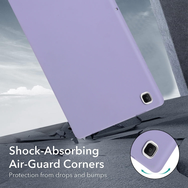 For Samsung Galaxy Tab S7 / S8 Oil Spray Skin-friendly TPU Tablet Case(Purple) by bashfashion