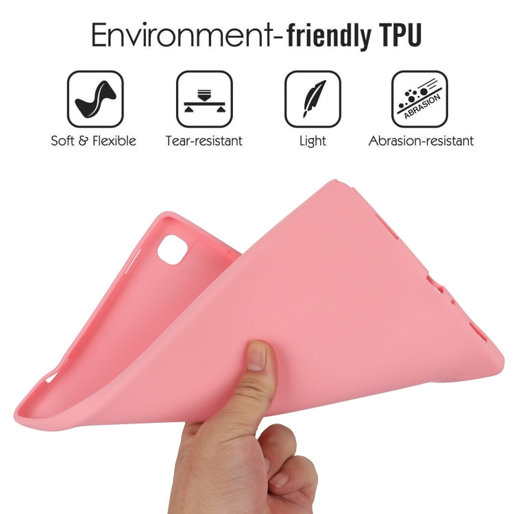 For Samsung Galaxy Tab S9 Oil Spray Skin-friendly TPU Tablet Case(Pink) by bashfashion