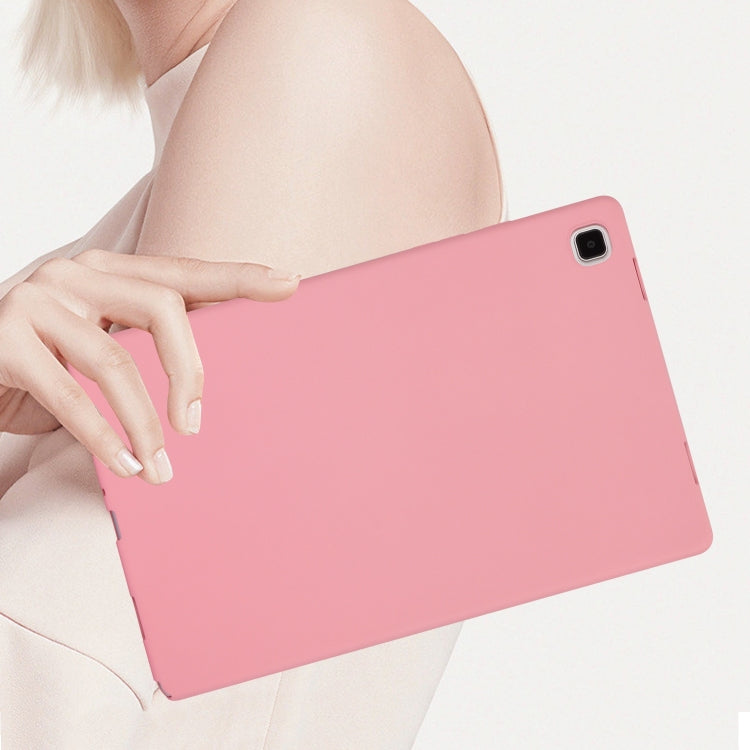 For Samsung Galaxy Tab S9 Oil Spray Skin-friendly TPU Tablet Case(Pink) by bashfashion