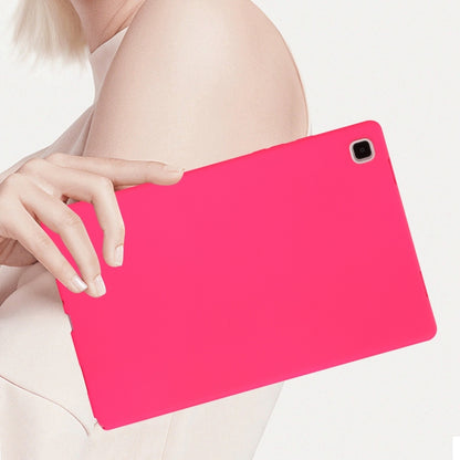 For Samsung Galaxy Tab S9 Oil Spray Skin-friendly TPU Tablet Case(Rose Red) by bashfashion