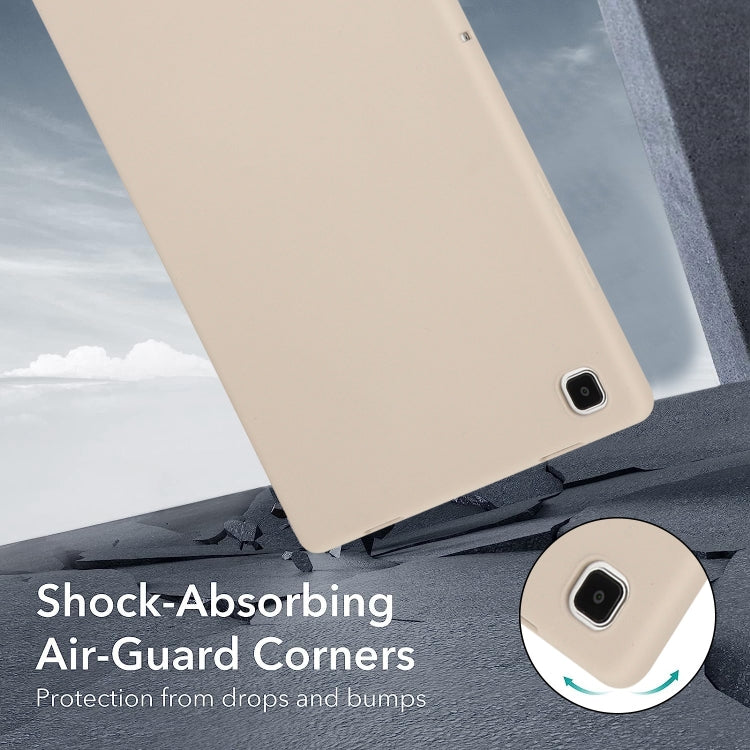 For Samsung Galaxy Tab S9 Oil Spray Skin-friendly TPU Tablet Case(Milk White) by bashfashion