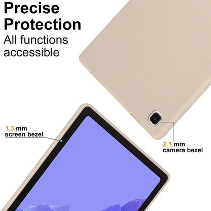 For Samsung Galaxy Tab S9 Oil Spray Skin-friendly TPU Tablet Case(Milk White) by bashfashion