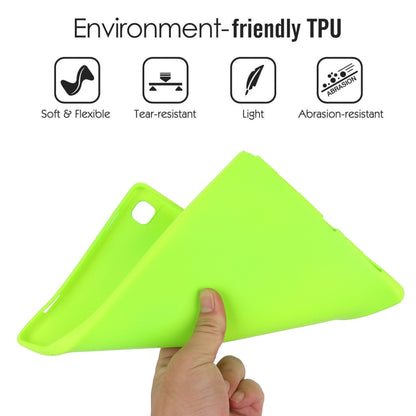 For Samsung Galaxy Tab S9 Oil Spray Skin-friendly TPU Tablet Case(Fluorescent Green) by bashfashion