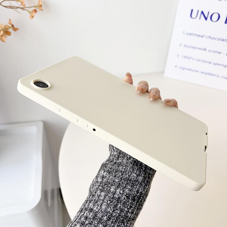 For Samsung Galaxy Tab A9+ 2023 X210 Oil Spray Skin-friendly TPU Tablet Case(Milk White) by bashfashion