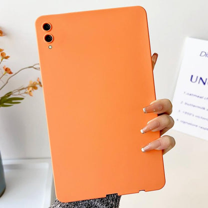 For Samsung Galaxy Tab S9+ / S9 FE+ / S10+ Oil Spray Skin-friendly TPU Tablet Case(Orange) by bashfashion