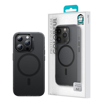 For iPhone 15 Benks Light Sand Series MagSafe Magnetic Shockproof Phone Case(Black) by Benks