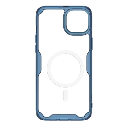 For iPhone 15 NILLKIN Ultra Clear Magsafe PC + TPU Phone Case(Blue) by NILLKIN