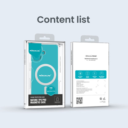 For iPhone 16 Plus NILLKIN Ultra Clear Magsafe PC + TPU Phone Case(Blue) by NILLKIN