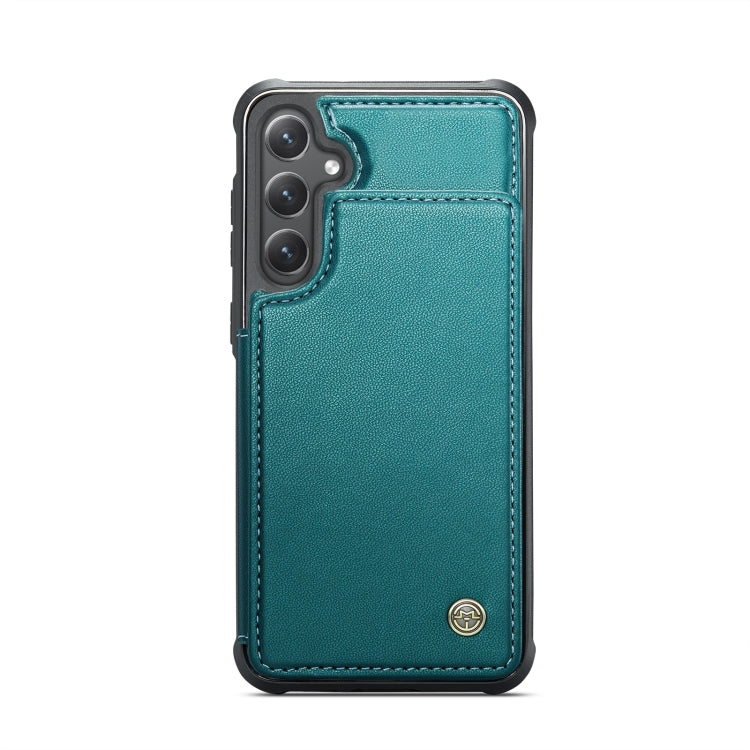 For Samsung Galaxy S23 FE 5G CaseMe C22 Card Slots Holder RFID Anti-theft Phone Case(Blue Green) by CaseMe