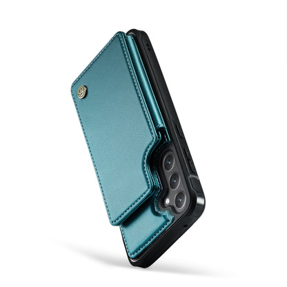 For Samsung Galaxy S23 FE 5G CaseMe C22 Card Slots Holder RFID Anti-theft Phone Case(Blue Green) by CaseMe