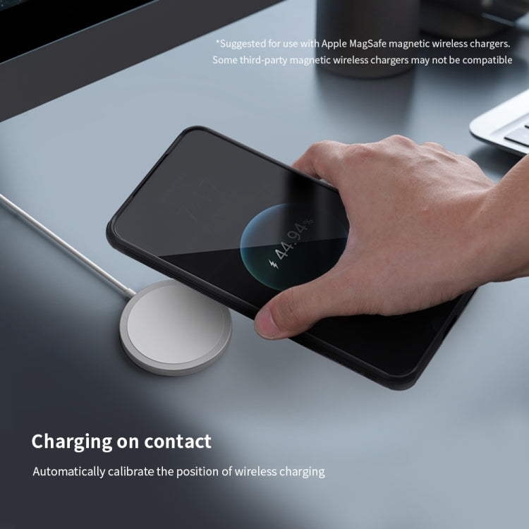 For Huawei Mate 60 Pro/60 Pro+ NILLKIN Black Mirror Prop CD Texture Mirror MagSafe Magnetic Phone Case(Black) by NILLKIN