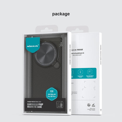 For Huawei Mate 60 Pro/60 Pro+ NILLKIN Black Mirror Prop CD Texture Mirror MagSafe Magnetic Phone Case(Black) by NILLKIN