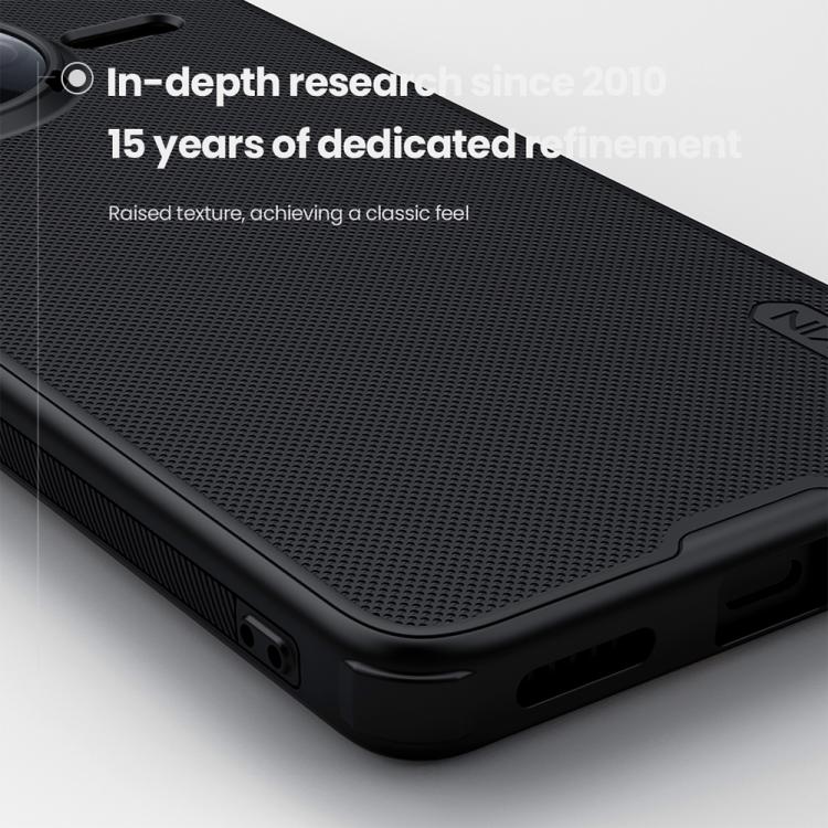 For Redmi K80 NILLKIN Frosted Shield Pro Magnetic Phone Case(Black) by NILLKIN