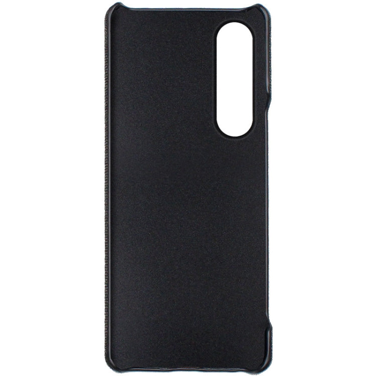 For Sony Xperia 1 V imak Ruiyi Series Cloth Texture PU + PC Phone Case(Black) by imak