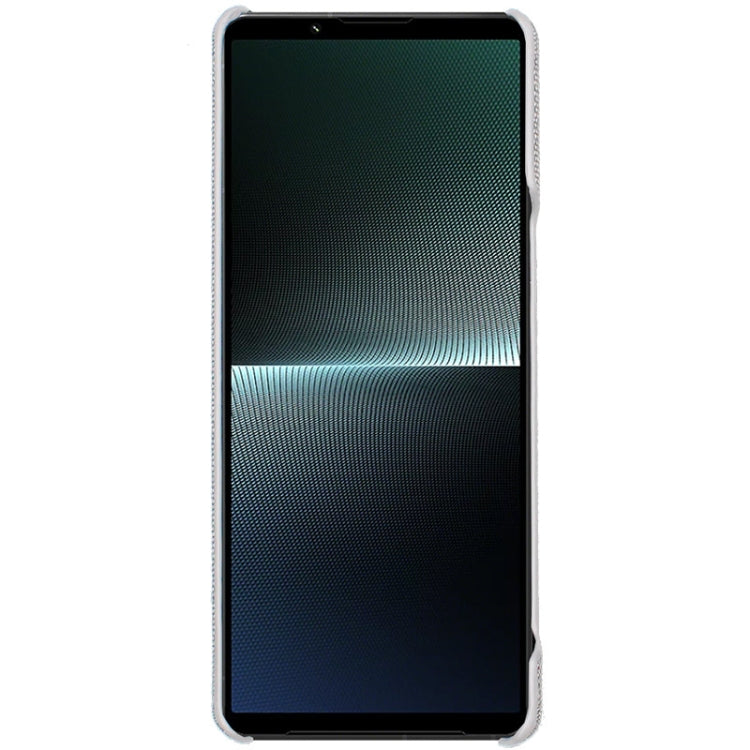 For Sony Xperia 1 V imak Ruiyi Series Cloth Texture PU + PC Phone Case(Light Grey) by imak