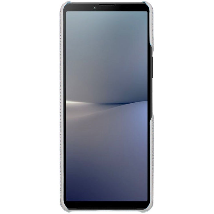 For Sony Xperia 10 V imak Ruiyi Series Cloth Texture PU + PC Phone Case(Light Grey) by imak