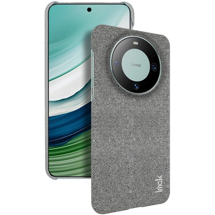 For Huawei Mate 60 imak Ruiyi Series Cloth Texture PU + PC Phone Case(Light Grey) by imak