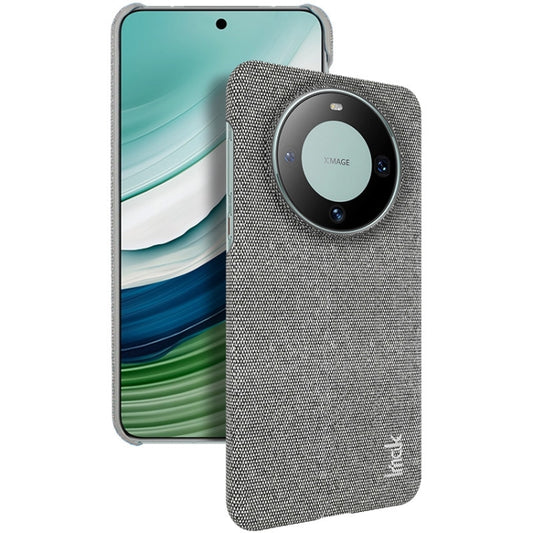 For Huawei Mate 60 imak Ruiyi Series Cloth Texture PU + PC Phone Case(Light Grey) by imak